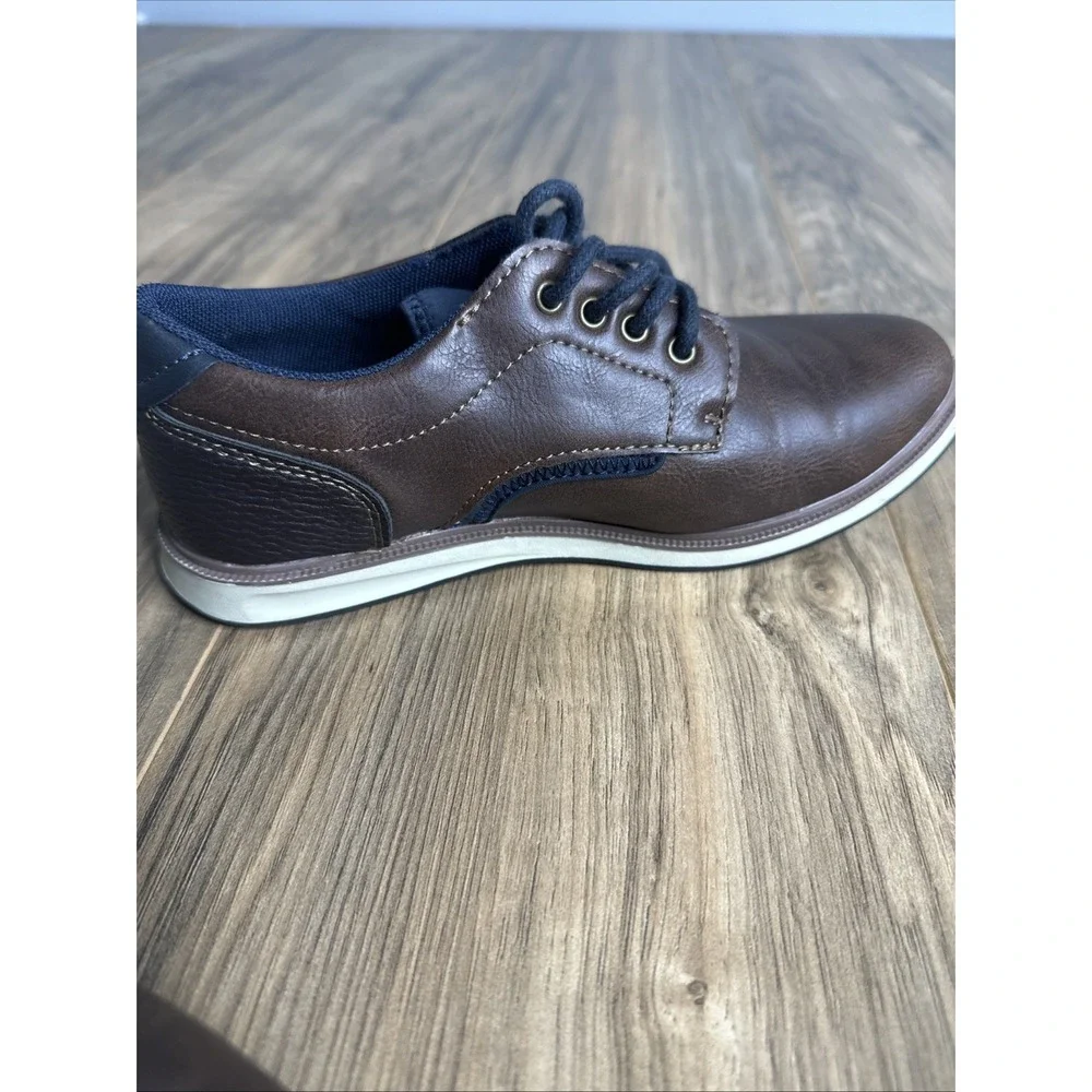 Mix No 6‎ Boys Size 3 Oxford Dress Shoes Brown